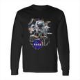 Nasa Astronaut Drummer Boy In Space Long Sleeve T-Shirt