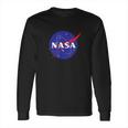 Nasa New Meatball Logo Insignia Symbol Graphic Long Sleeve T-Shirt