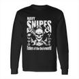 Navy Snipes Long Sleeve T-Shirt