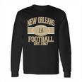 New Orleans La Football Vintage Sports Logo Long Sleeve T-Shirt