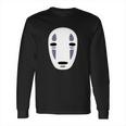 No Face Spirited Away No Face Spirited Away Chihiro Studio Ghibli Minimalist Vector Long Sleeve T-Shirt