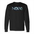 Nope | Blue Magic | Island Mana Symbol Long Sleeve T-Shirt