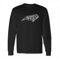 North Carolina Icon Map Long Sleeve T-Shirt