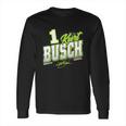 Officially Licensed Kurt Busch Mens Driver Splash Long Sleeve T-Shirt