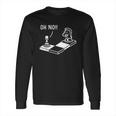 Oh No Knight To Pawn Funny Chess Player Gift Idea Board Game Long Sleeve T-Shirt