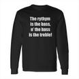 Old School Rap Hip Hop Lyrics Quote Graphic Rhyme Long Sleeve T-Shirt