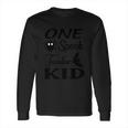 One Spook Dracula Kid Halloween Quote Long Sleeve T-Shirt