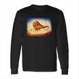 Original Drawing With Frame Salvador Dali Long Sleeve T-Shirt