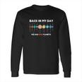 Panoware Space Graphic Back In My Day We Had Nine Planets Long Sleeve T-Shirt