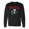 Pantera Official Horned Skull Stencil Long Sleeve T-Shirt