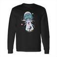 Pastel Goth Alien Abduction Aesthetic Spaceship Nu Goth Long Sleeve T-Shirt