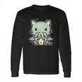 Pastel Goth Cathulhu Cat Creepy Cute Kawaii Cthulhu Gift Long Sleeve T-Shirt