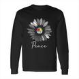 Peace Loving People Gift Graygiftscale With Spot Color Design Great Gift Long Sleeve T-Shirt