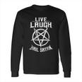 Pentagram Occult Satanic Lucifer Gift Long Sleeve T-Shirt