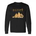 Pharaoh Ankh Pyramids Sphinx Egypt Tut Egyptian Gift Long Sleeve T-Shirt