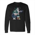 Philadelphia Eagles Santa Claus Long Sleeve T-Shirt