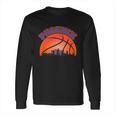 Phoenix Arizona Basketball City Skyline Long Sleeve T-Shirt