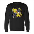 Pikachu And Batman Long Sleeve T-Shirt