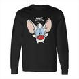 Pinky And The Brain Pinky Big Face Long Sleeve T-Shirt