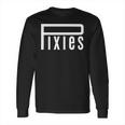 Pixies Band Logo Music Band Logo White Long Sleeve T-Shirt