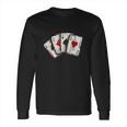 Poker Aces Stud Hands Lucky Souvenir Las Vegas Long Sleeve T-Shirt