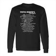 Postal Worker Prayer One Piece Collection Long Sleeve T-Shirt