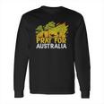 Pray For Australia Australian Bush Fire Koala Kangaroo Shirt Long Sleeve T-Shirt