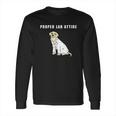 Proper Lab Attire Funny Laboratory Dog Pun Science Long Sleeve T-Shirt