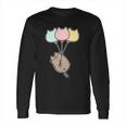 Pusheen The Cat Balloons Juniors Long Sleeve T-Shirt