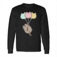 Pusheen The Cat Balloons Long Sleeve T-Shirt