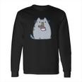 Pusheen The Cat Eating Noodles Juniors Long Sleeve T-Shirt