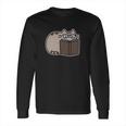 Pusheen The Cat Reading Juniors Long Sleeve T-Shirt