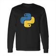 Python Logo For Developers Long Sleeve T-Shirt