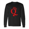 Queen Of Hearts King Of Hearts Playing Cards Deck Of Cards Long Sleeve T-Shirt