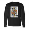 Queen Of Spades Playing Card Long Sleeve T-Shirt