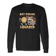 Rat Poison Squared Funny Cartoon Rat Stylized Bitcoin Sketch Long Sleeve T-Shirt