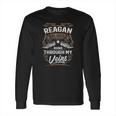 Reagan Shirt Reagan Blood Runs Through My Veins - Reagan Tee Shirt Reagan Hoodie Reagan Family Reagan Tee Reagan Name Reagan Lover Long Sleeve T-Shirt