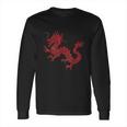 Red Chinese Firedrake Long Sleeve T-Shirt