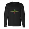 Reggae Music Pulse Frequency Long Sleeve T-Shirt