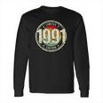 Retro 31 Years Old Vintage 1991 Limited Edition 31St Birthday Long Sleeve T-Shirt