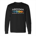 Retro Arizona Az The Grand Canyon State Hiking Backpacking Cool Gift Long Sleeve T-Shirt