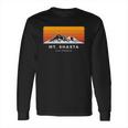 Retro Mount Shasta California Sunset Shirt Long Sleeve T-Shirt