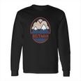 Retro Mountain &Ampamp Bird - Bozeman Montana T-Shirt Long Sleeve T-Shirt