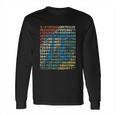 Retro Pi Math Vintage Nerd Mathematician Gift Long Sleeve T-Shirt