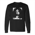 Retro Graphic Slash Portrait Artwork Long Sleeve T-Shirt