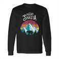 Retro Vintage Mount Shasta California Mountains Bear Long Sleeve T-Shirt