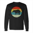 Retro Vintage Tapir Long Sleeve T-Shirt