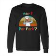 Retro Vintage Vert Der Ferk Long Sleeve T-Shirt