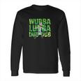 Rick And Morty Wubba Lubba Dub Dub Portal Letters Long Sleeve T-Shirt