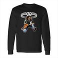 Rip Eddie Van Halen Playing Guitar Long Sleeve T-Shirt